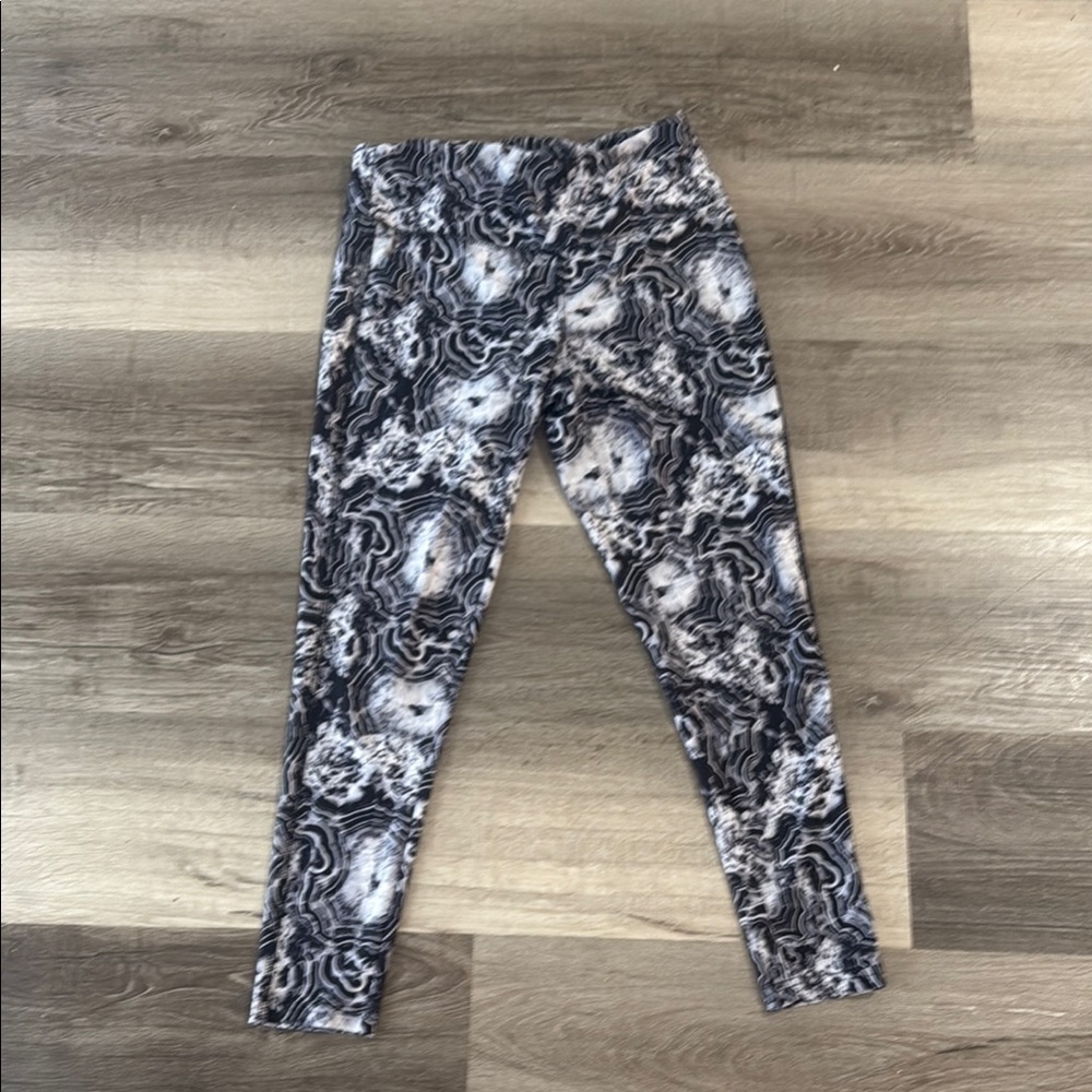 Jockey Dynamic Black and Gray Leggings